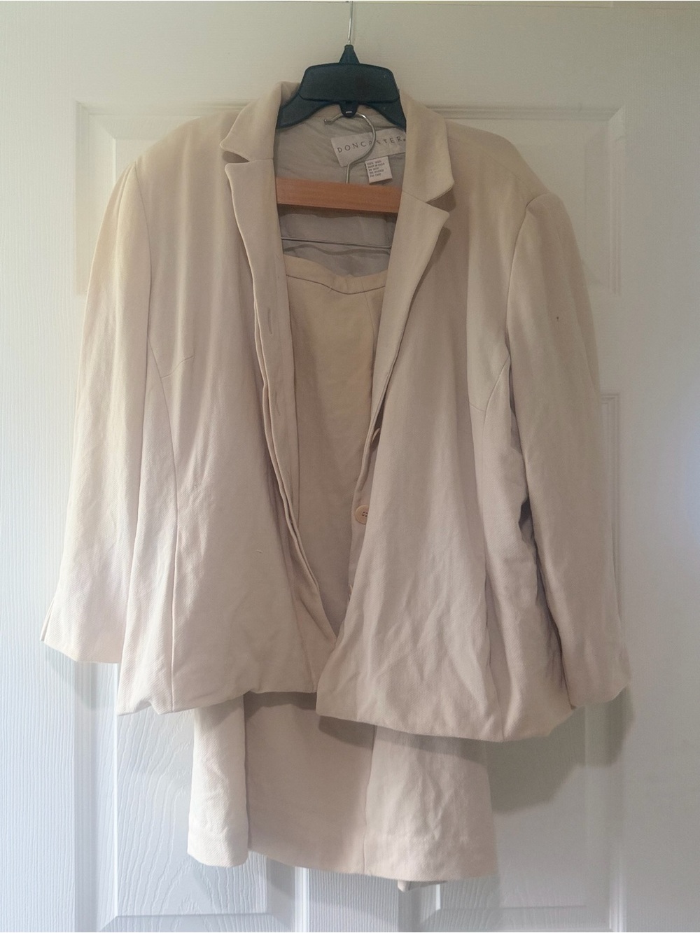 Doncaster Cream Tailored Women's Blazer and Skirt Set two piece women’s suit